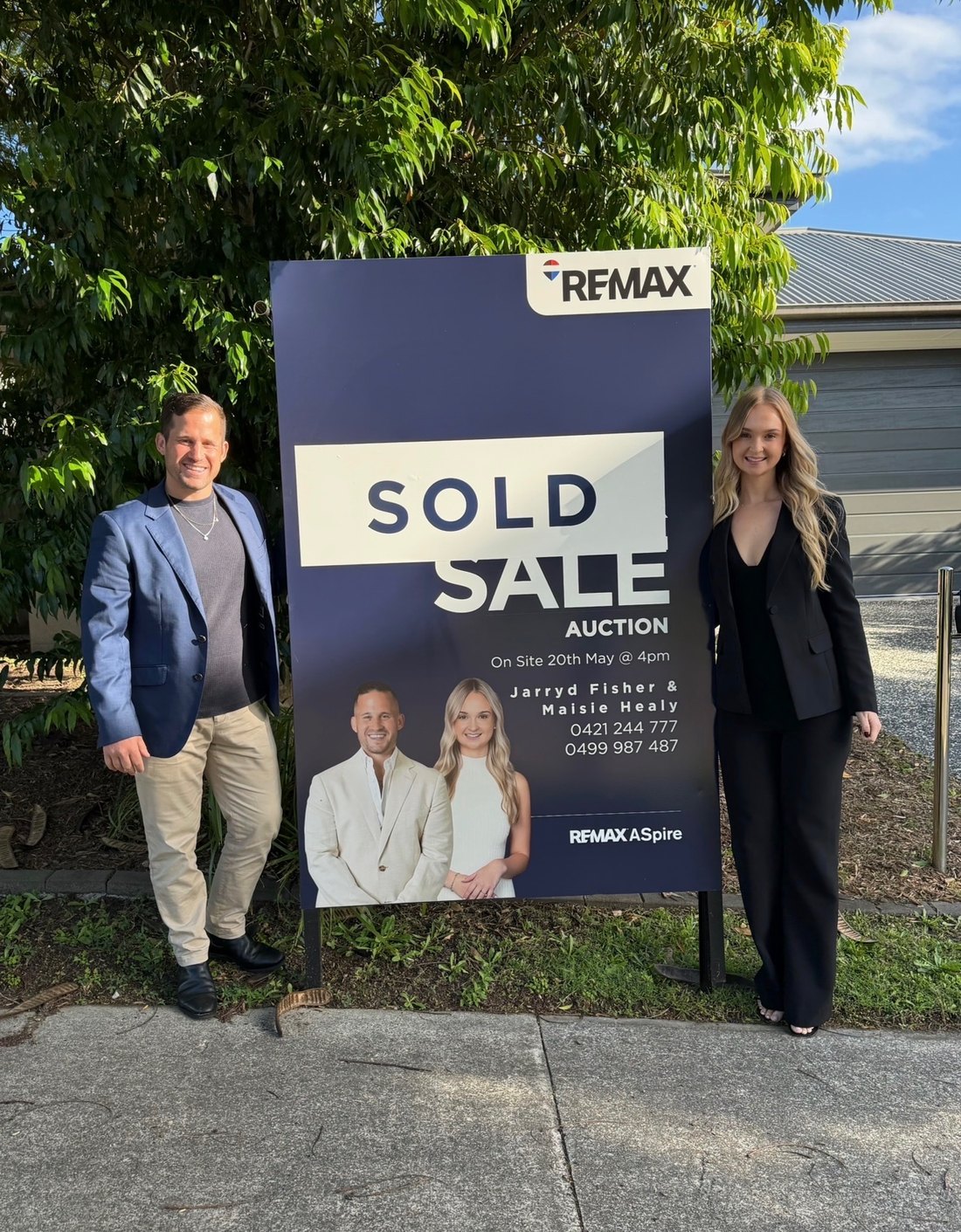 REMAX Aspire sold board